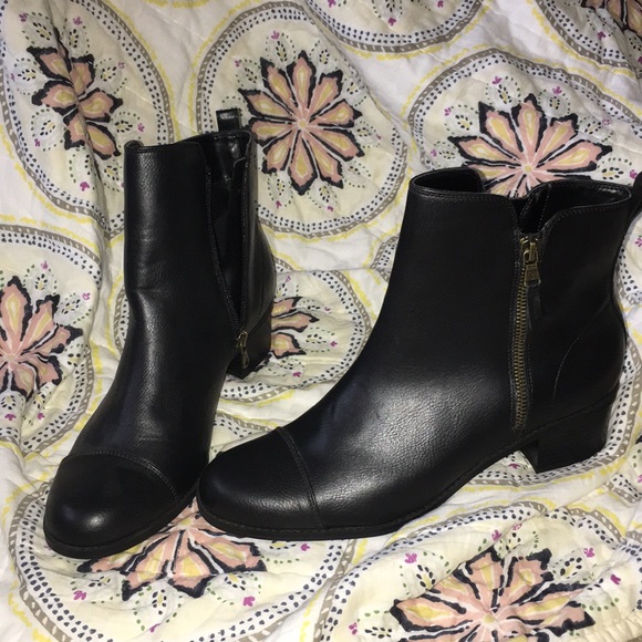 Chaps page zippered boots 11b black - Picture 4 of 6
